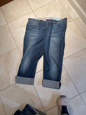 Joe's Jeans woman Dark Blue Cropped Denim